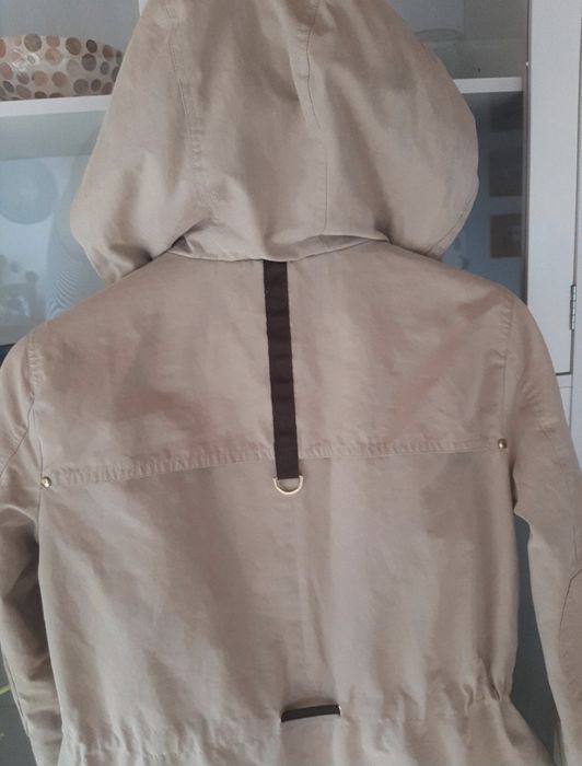 Parka Zara M/38 beżowa