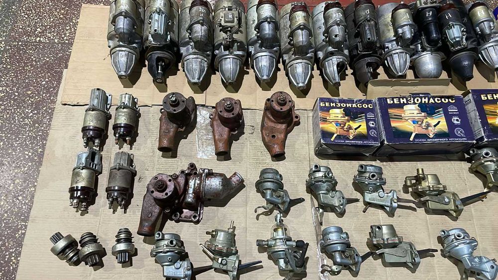 Стартера, бензонасосы Газ 51, Газ 52, Газ 53, Уаз, Волга, Зил, Газ 21