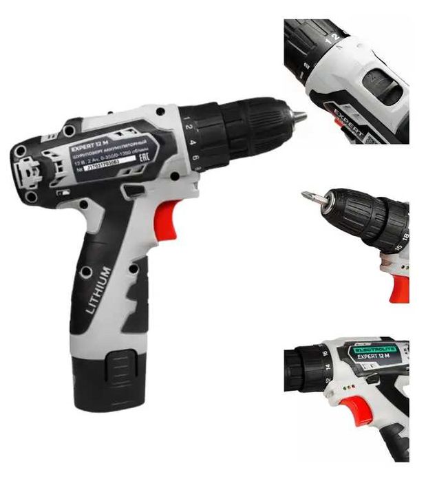 Мобільний акумуляторний шуруповерт ELECTROLITE 12 В