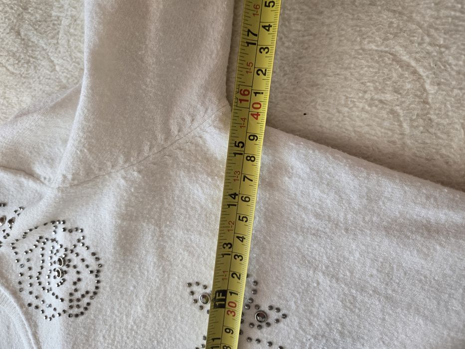 Sweter damski M zdobienia kwiaty