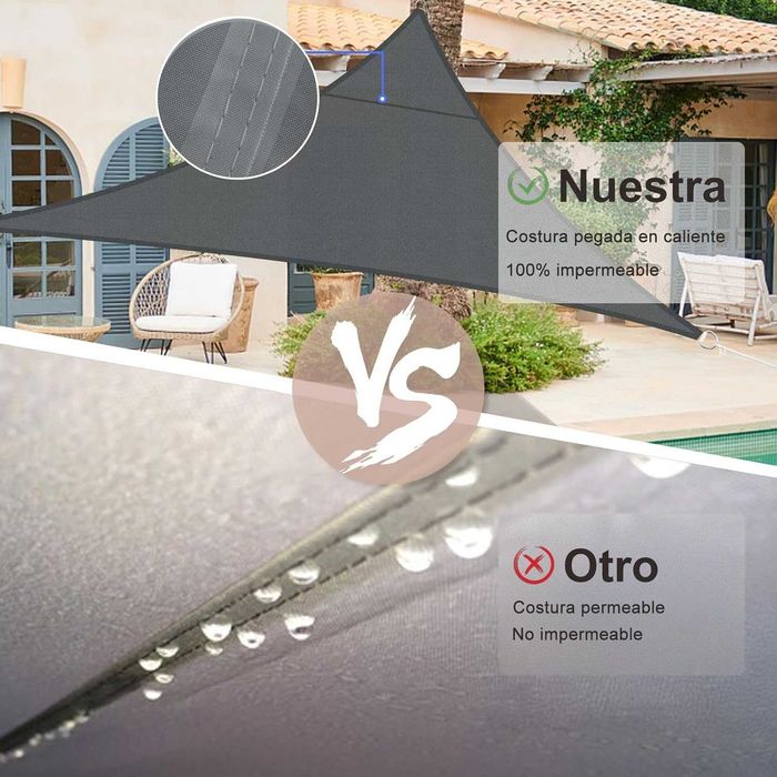 SUNNY GUARD Toldo Triângulo 5x5x7m