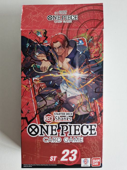 TCG one piece cartas starter deck shanks
