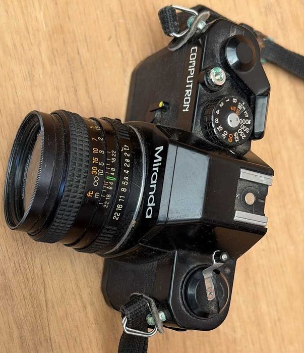 Maquina fotografica antiga a funcionar, Miranda