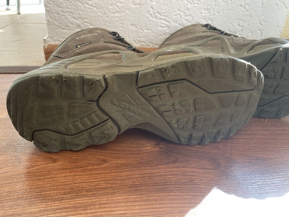 Тактичні черевики LOWA Zephyr GTX Mid TF, 45 розмір зелені(Ranger Green)