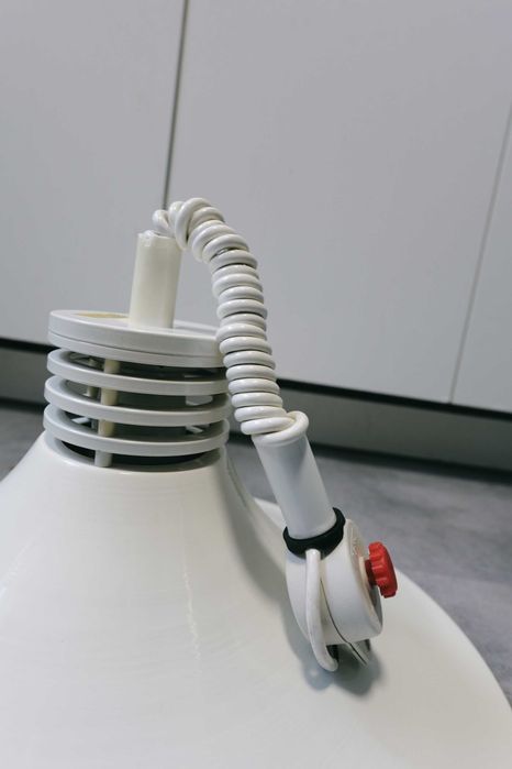 Fabryczna lampa wisząca rolo Typ Z-3A – Loft / Industrial / PRL oryginalna