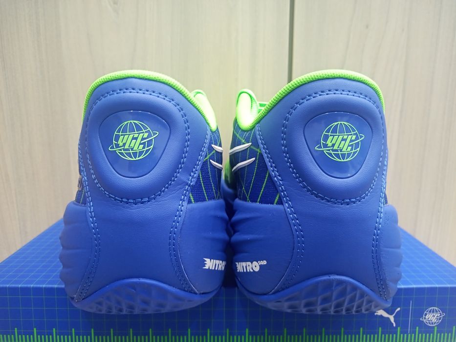 Buty Puma All-pro Nitro Jaylen Brown r.43 niebiesko-zielone