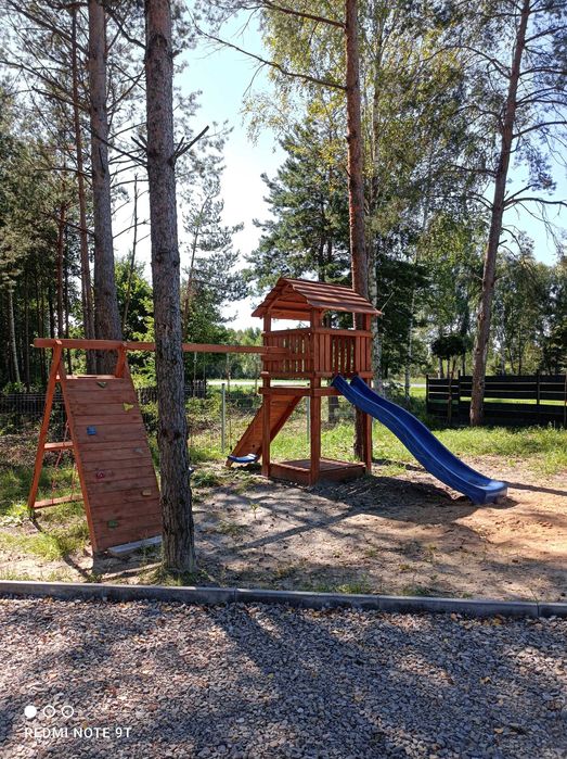 Domek letniskowy do wynajęcia z bali drewnianych na Roztoczu