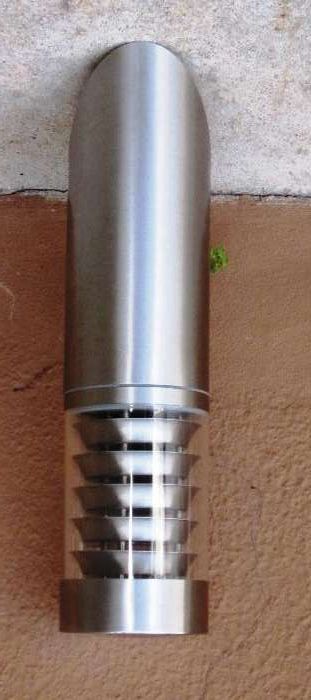 Candeeiros de parede em inox