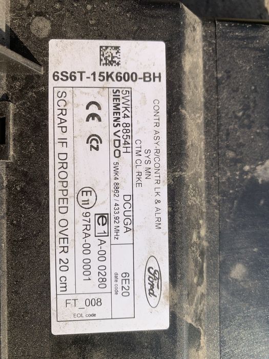 Продам Блок комфорта модуль BSI, Ford fiesta