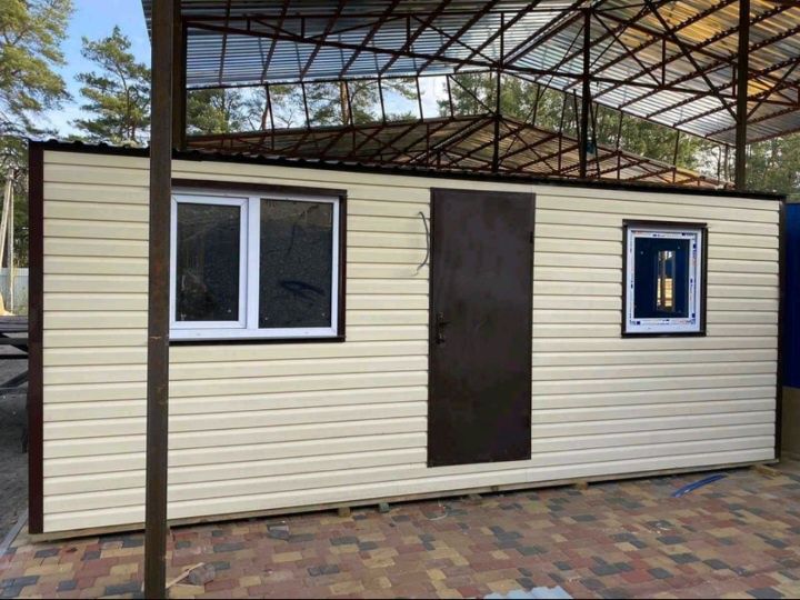 Жилой вагончик -Буржуйка внутри,новая