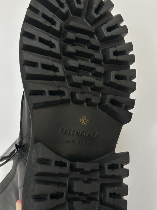 BALENCIAGA STOMPER BOOTS Leather кожаные шкіряні ботинки opium черные