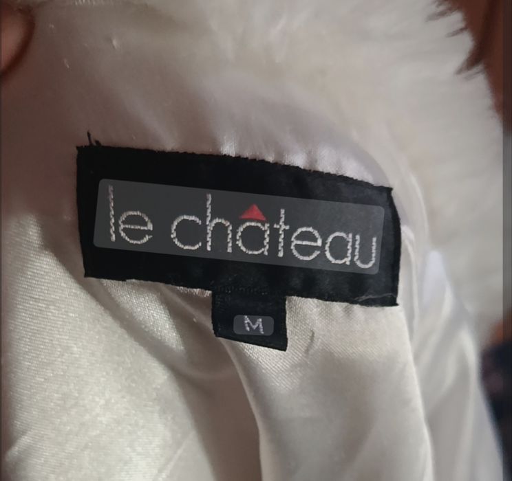 Біла шуба  Le Chateau, розмір M 700