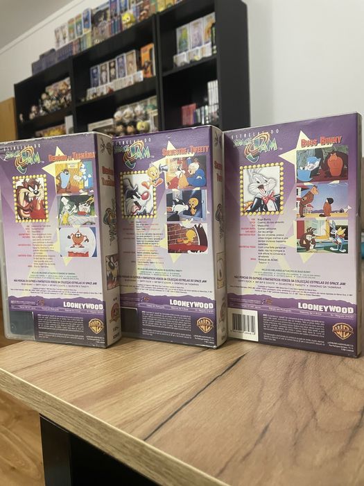 Conjunto vhs space jam  bugs bunny