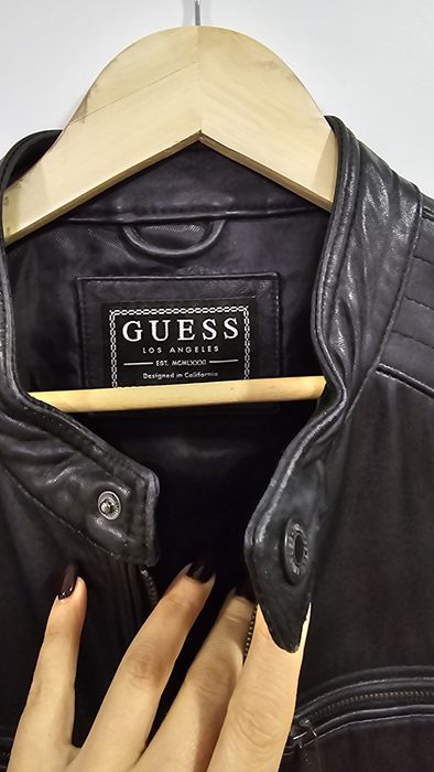 Куртка мужская кожаная Guess