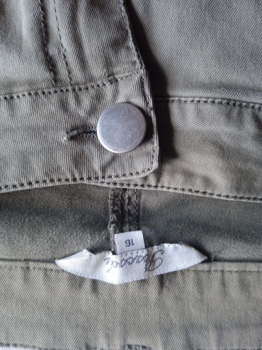 Spodnie Peacocks  bojówki khaki r XL