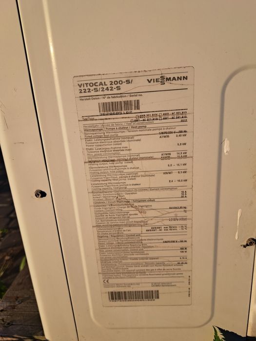Pompa ciepła viessmann 13kw split r410a