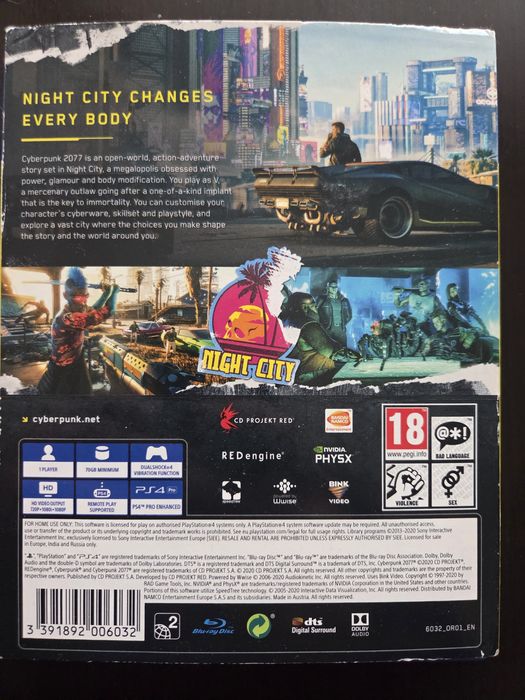 cyberpunk 2077 ps4 rus lang