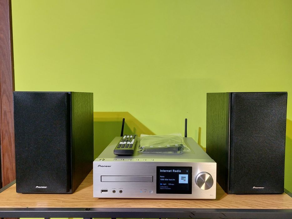 Minisystem Hi-Fi Pioneer HM72 Wi-Fi BT CD Spotify Hi-res DSD Sub Preo