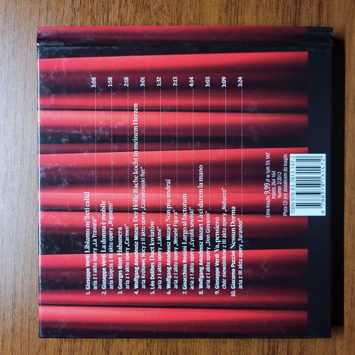 Najpiękniejsze arie operowe - płyta CD