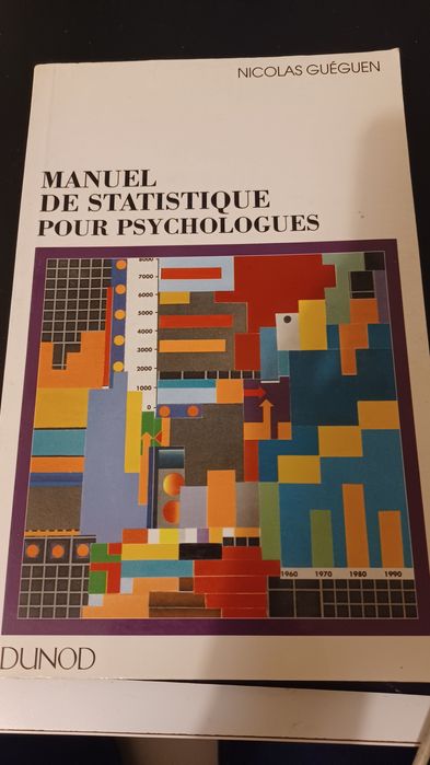 Livro "Manuel De Statistique pour Psychologues" de Nicolas Guéguen