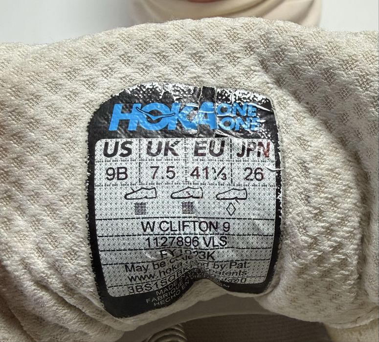 Кросівки Hoka one one W Clifton 9 41(26cm)