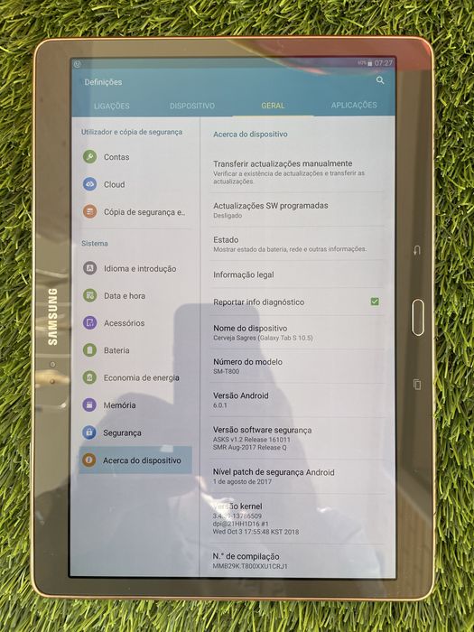 Tablet Samsung Tab S 10.5 16Gb