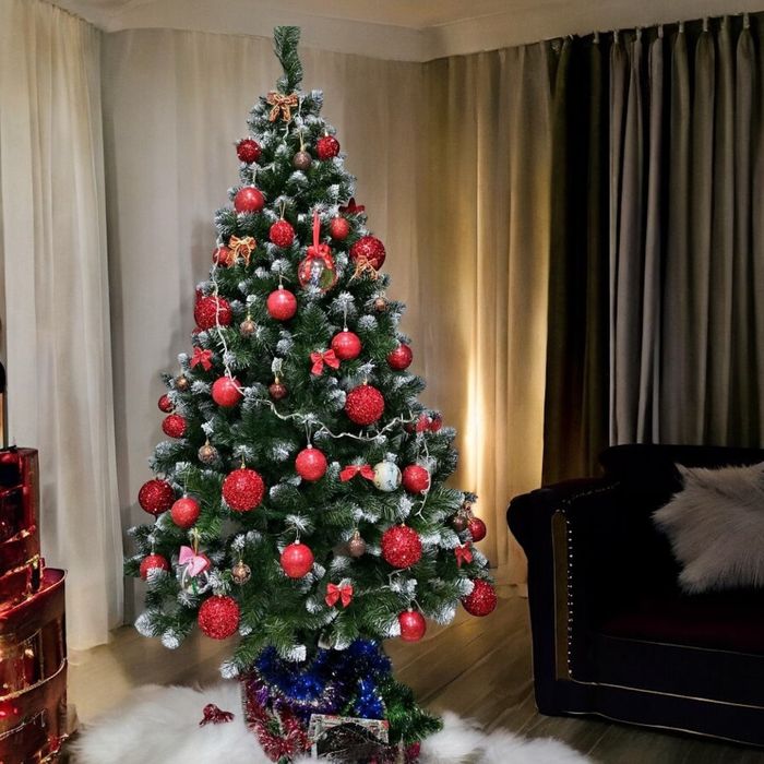 Ялинка штучна ПВХ КАРПАТСЬКА СНІЖНА# Ель, Елка, Ёлка искусственная.