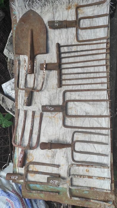 Вилы для угля или картофеля