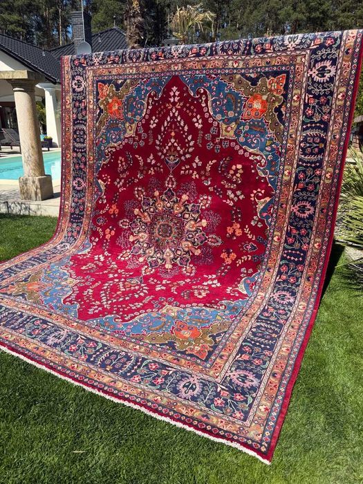 Nowy Dywan Wełniany Kaszmirowy Perski Iran Keshan 385x300