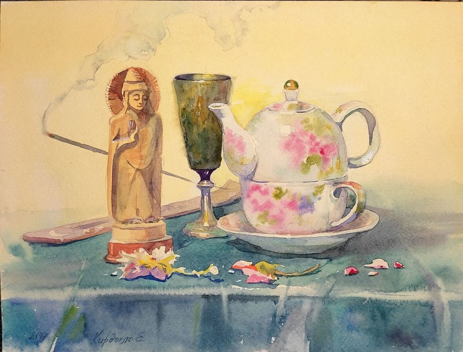 Картина акварель 