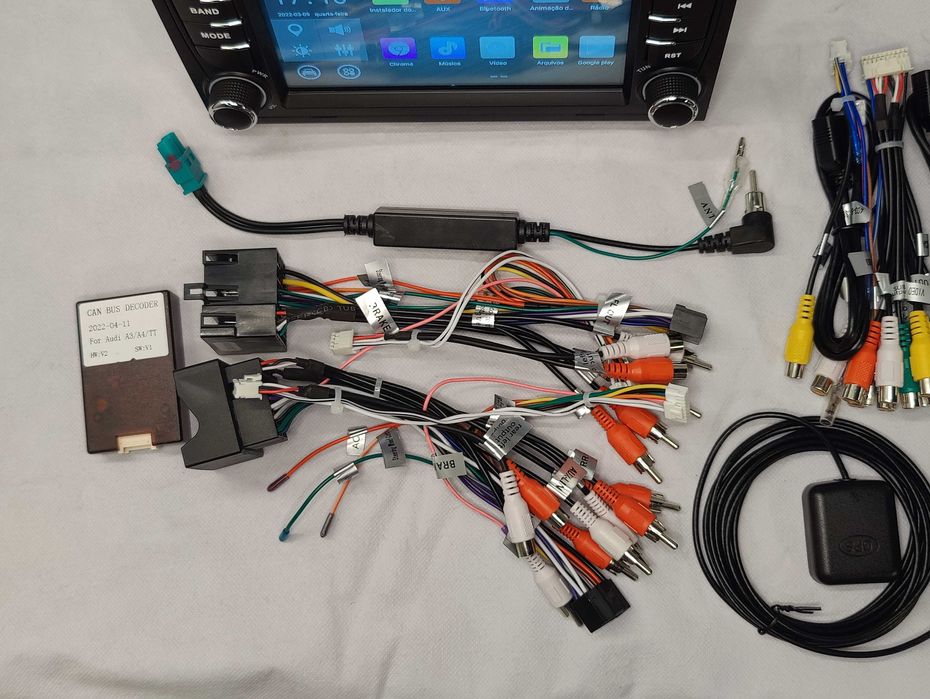 Rádio 2 DIN Android Audi A4 • Wifi GPS BLUETOOTH + câmara