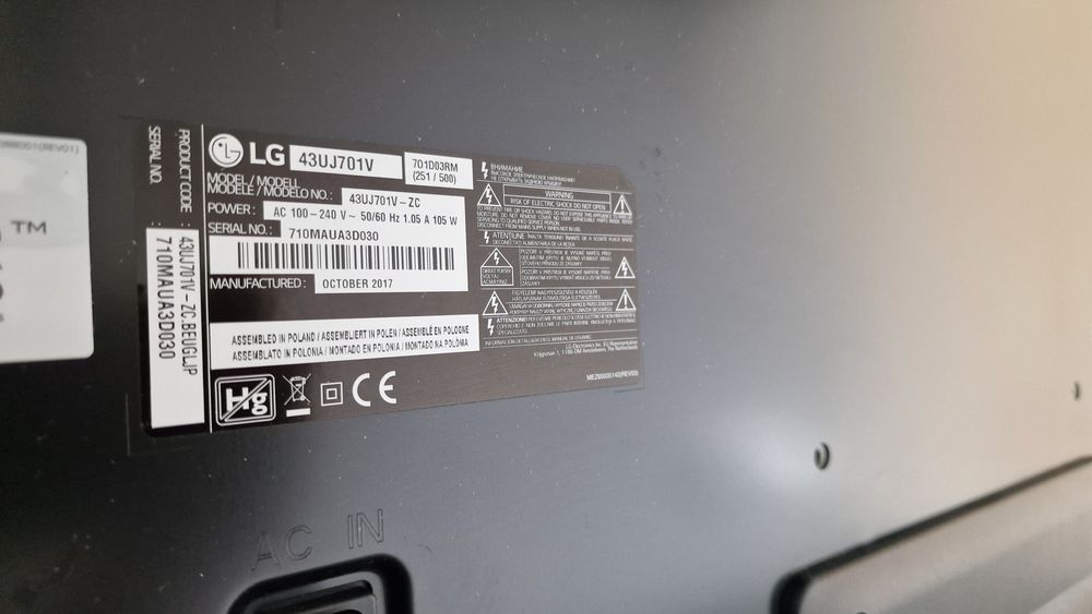 Smart tv Lg  4K 43 Polegadas