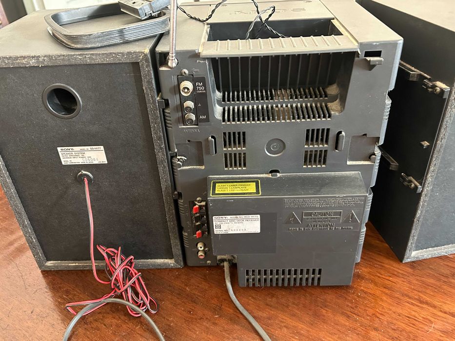 Sony Compact - aparelhagem vintage