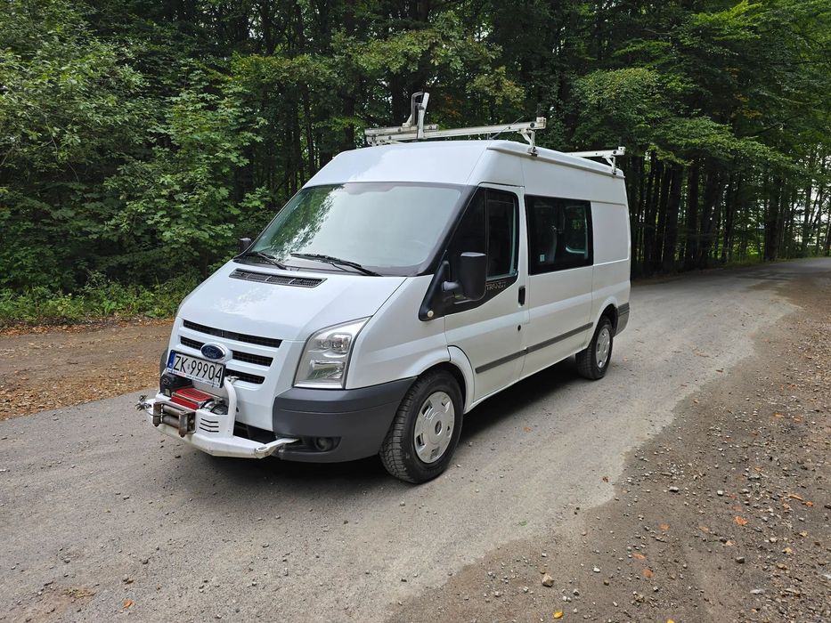 Ford Transit  4x4 AWD - Wyciągarka Klima Webasto Bagaznik - I Właściciel- 6 Osobowy