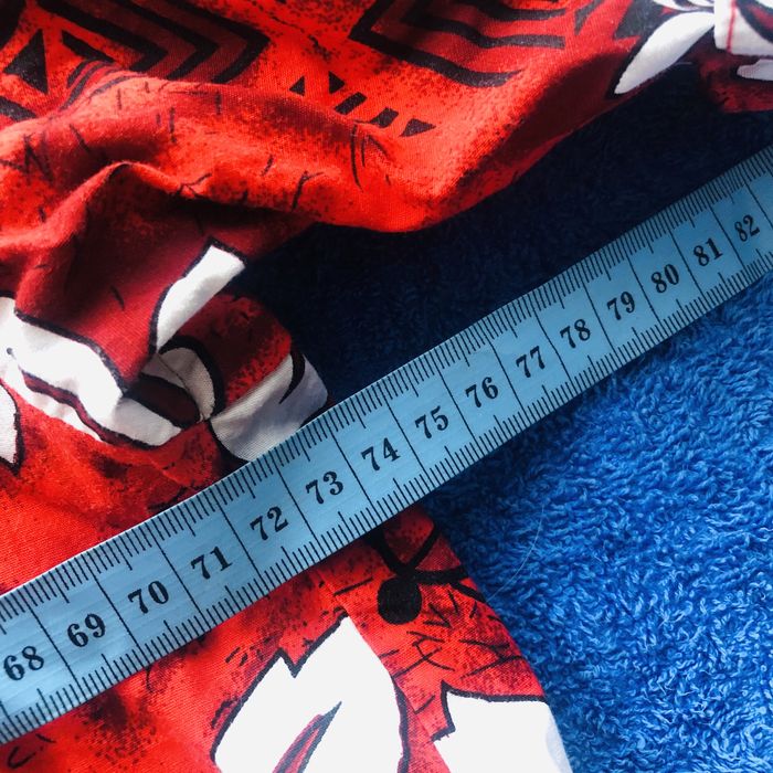 Koszula Hawajska Czerwona - Kwiaty Hibiskusa | 4XL | 100% Bawełna