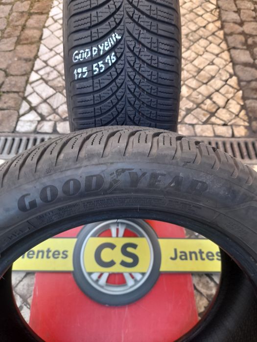 Pneus 195/55R16 Michelin e GoodYear