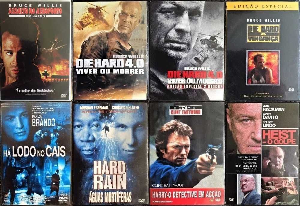 40 DVDs - Vários Géneros Cinematográficos - Raros - Muito Bom Estado