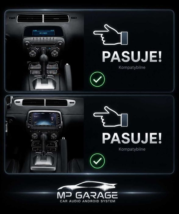 Chevrolet Camaro Android 14 QLED CarPlay Android Auto LTE DSP GPS WiFi Kamera Bluetooth Nawigacja Montaż Gwarancja PL