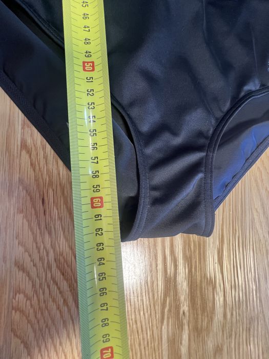 Strój kąpielowy nowy 38 jedno częściowy czarno szary