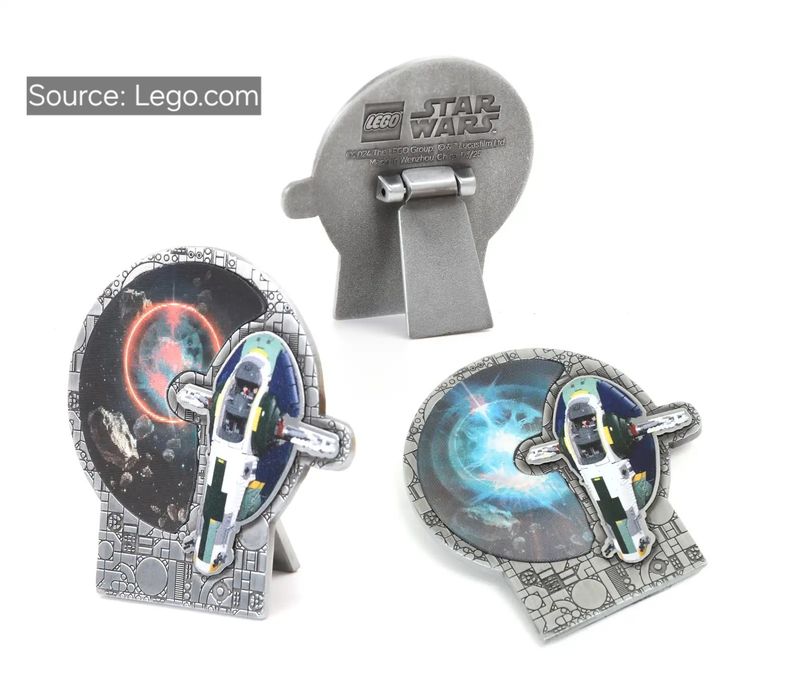 ENVIO GRATIS-LEGO 500.9550 Jango Fett's Starship Coin (Star Wars)