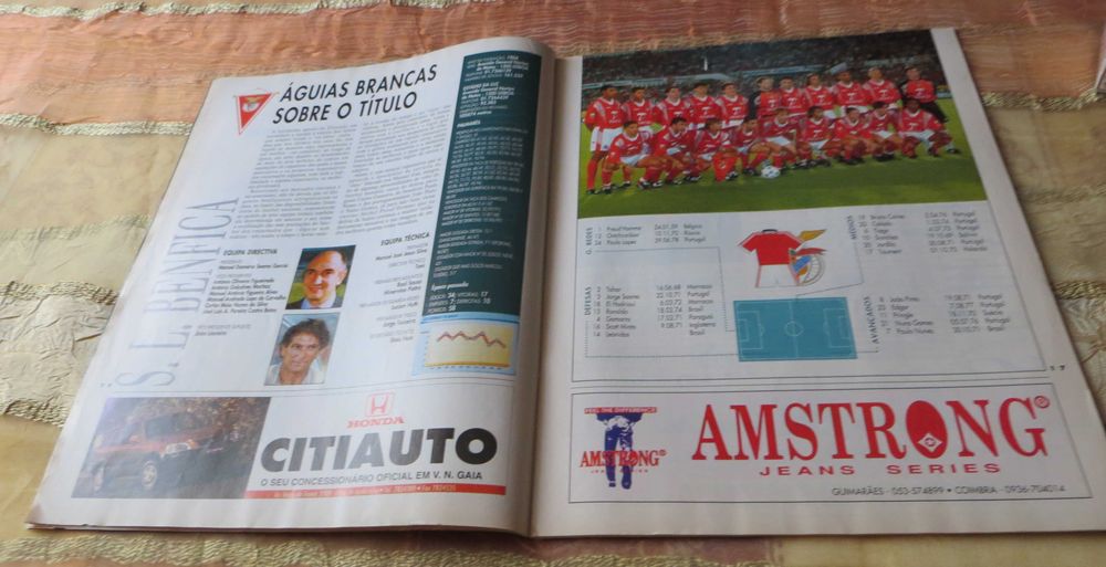 Revista JN Campeonato 97/98 com Fotos de todas as Equipas