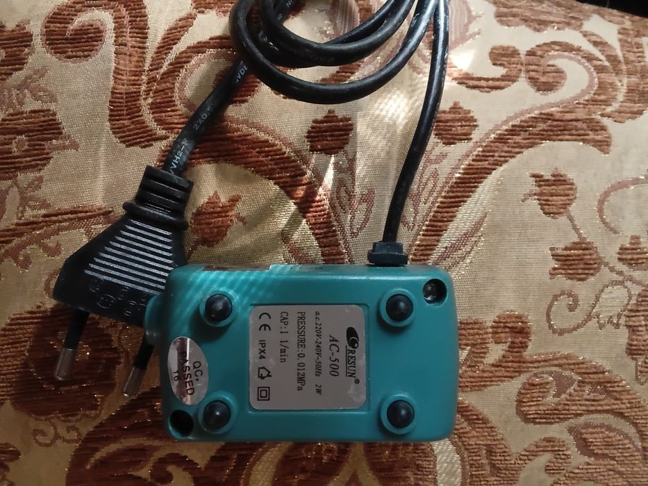 Resun AS—500 компрессор для аквариума на 45 л новий