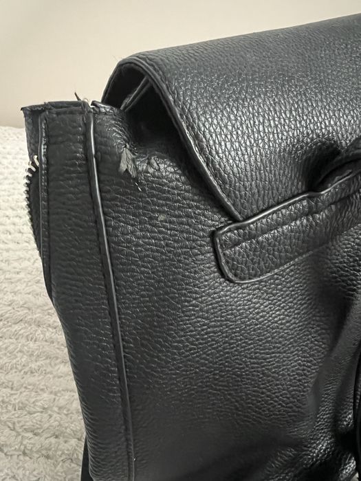 Czarny plecak Stradivarius