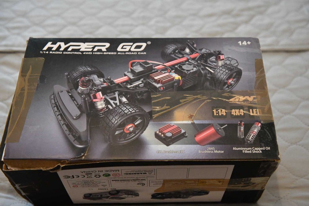 Samochód model zdalnie sterowany  Hyper Go MJX 14301 45km/h!!!