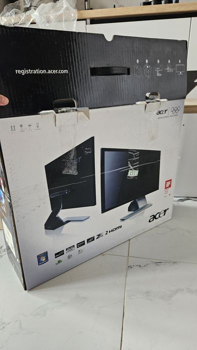 Монітор 24 дюйми Acer S243HL Стильний дизайн