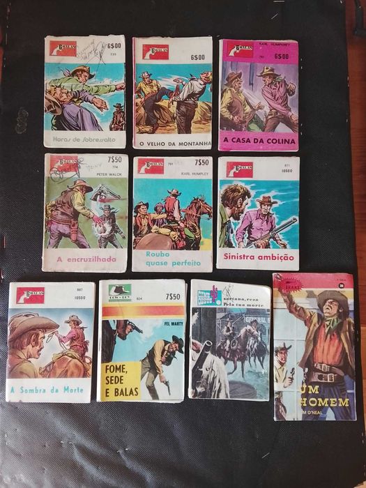 Banda Desenhada de Cowboys Antigo.