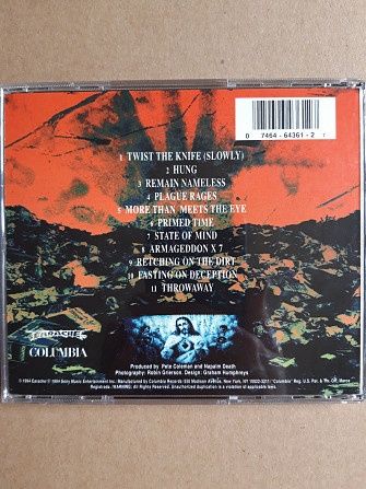 CD Napalm Death - Fear, Emptiness, Despair (1994)