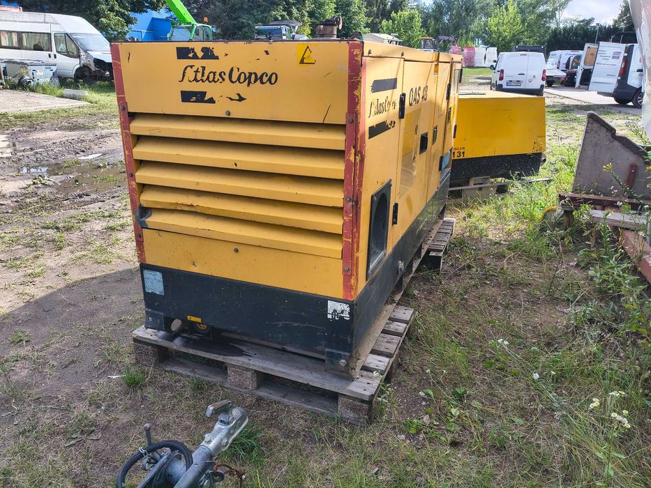 agregat prądotwórczy generator atlas copco qas 48 silnik perkins