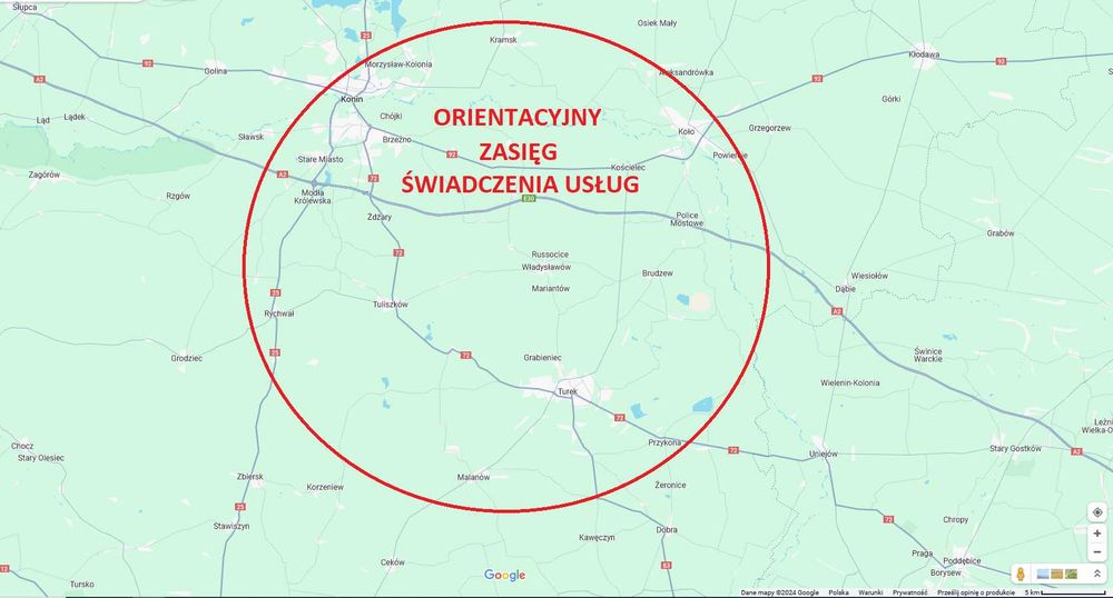 Usługi minikoparką, koparką łańcuchową, przeciskiem-kretem