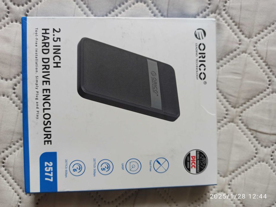 Внешний карман USB 3.0 для HDD, SSD 2.5" SATA. ORICO